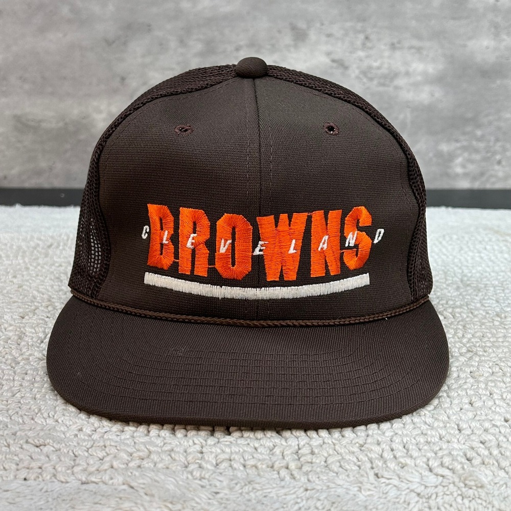 Vintage Sports Specialties Cleveland Browns Snapback Hat OSFA Embroidered Mesh